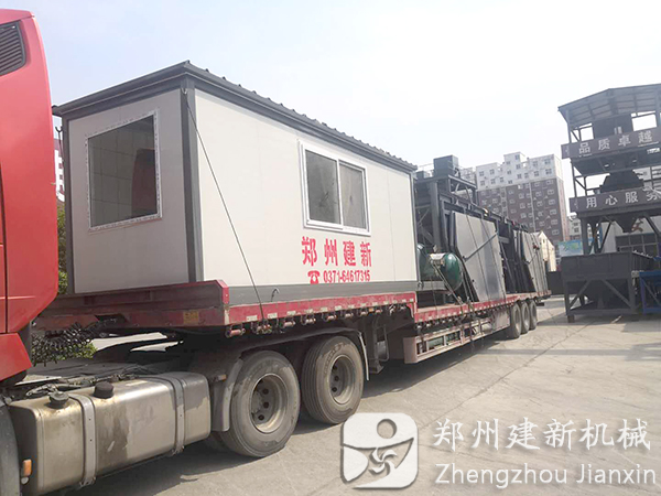 建新機械180混凝土攪拌站成功交付云南用戶